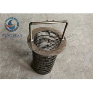 ISO9000 Rotary Screen Drum Wedge Wire Slot Screen FIter For Dewatering Systems
