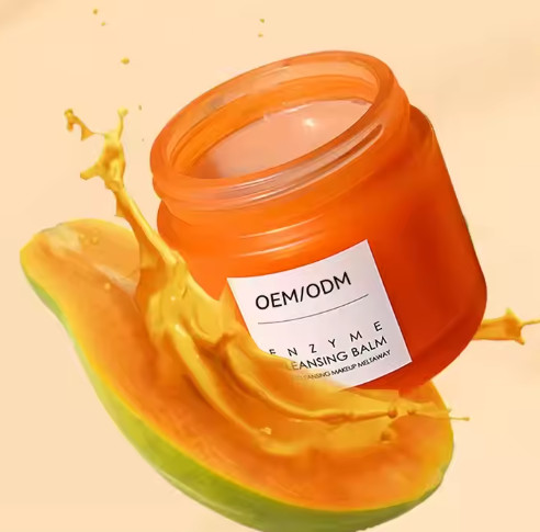 Buy Papaya Cherry Aloe Vera Enzyme Makeup Removal Balm Mild Cleansing Cream at wholesale prices