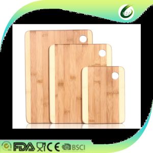 olive wood cutting board with hole