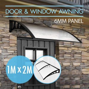 Quality Clear Sun Shade 60x100cm Door Window Awning Canopy for sale