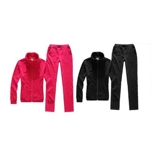 Pure Colour Velvet Youth Sports Uniforms , Long Sleeves Hooded Casual Sportswear