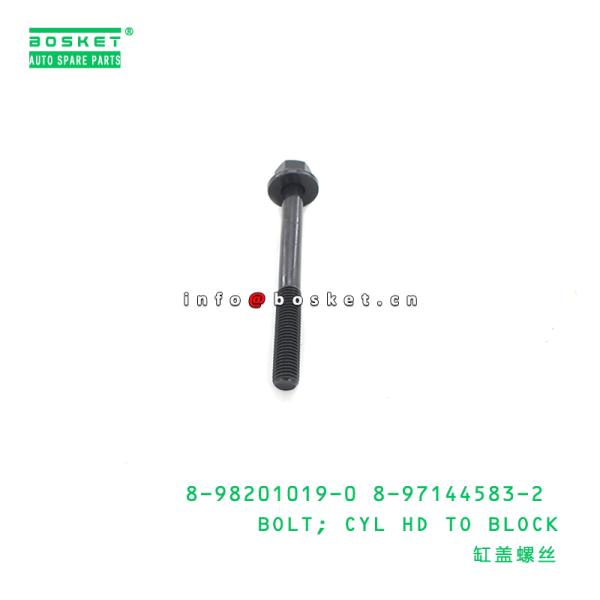 8-98201019-0 8-97144583-2 Cylinder Head Bolt 8982010190 For ISUZU NKR NPR 4JJ1