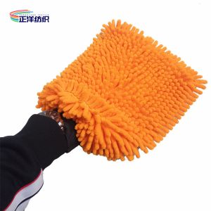 22x28cm 1500gsm High Density Polyester Microfiber Chenille Car Detailing Gloves
