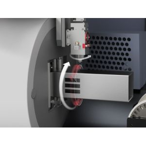 Fiber Laser Pipe Cutting Machine With FSCUT5000B Control Software