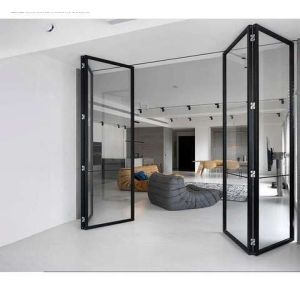 Hearth-Adjacent Folding Window Solution Providing Supplemental Ventilation