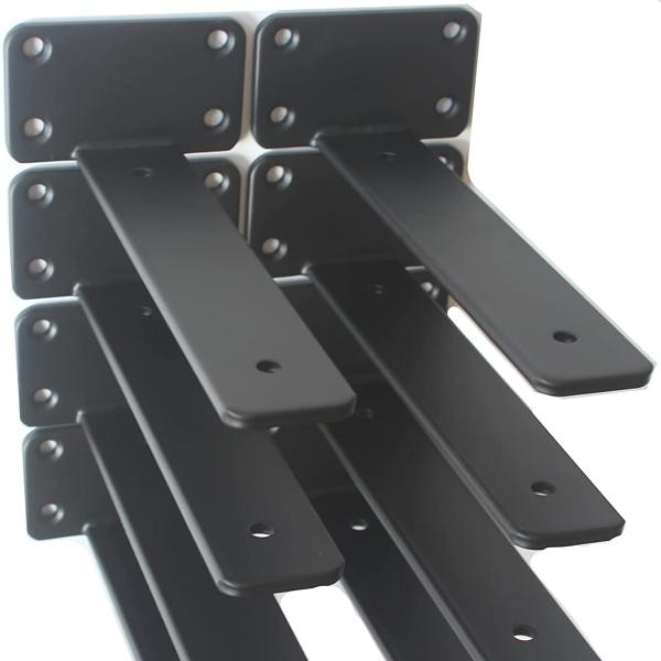 6 Inch Heavy Duty Wall Mounted Hidden Brackets Wall Mount Bracket for Floating