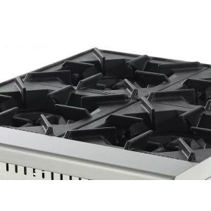 6 Burner 24kw Counter Top Burner For Restaurant