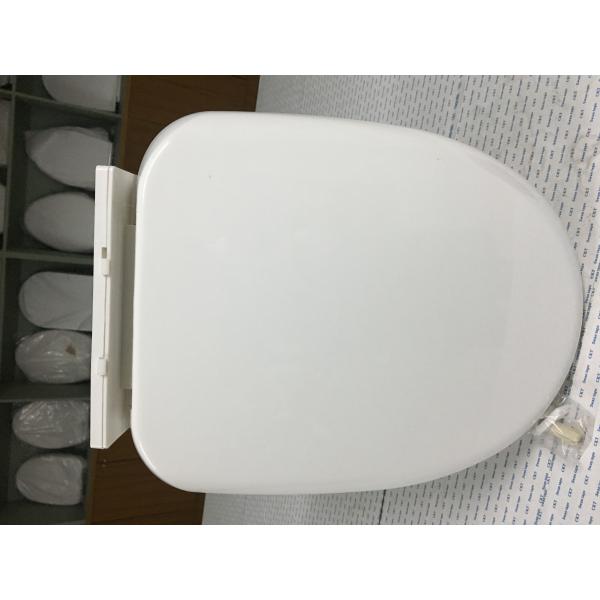 Buy White Self Closing Toilet Seat Lid , Toilet Seat Cover For Elongated Toilet at wholesale prices