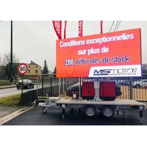 Rental Die-Cast Aluminum HD Outdoor P4.81 Mobile Truck LED Display, 250*250mm