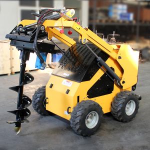 Yanmar Engine Diesel Closed System Skid Steer Loader Attachment Wheel Skid