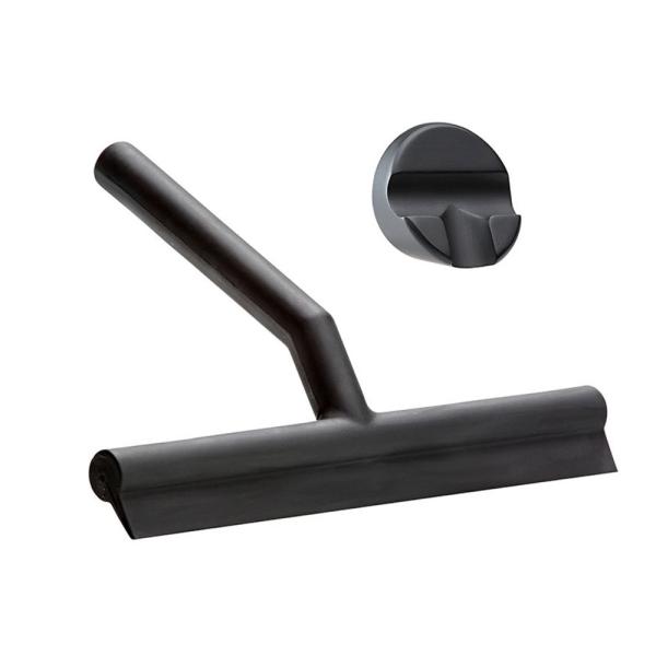 Buy Unique design Stainless Steel glass wiper bathroom Wiper Shower Wipers with magnetic 3M holders at wholesale prices