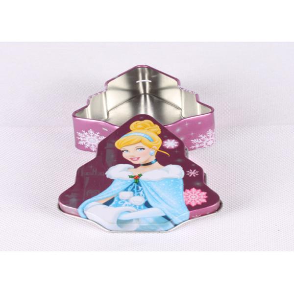 CMYK Artwork Printed Mini Chrismas Gift Packaging Tin Box For Promoting Purpose