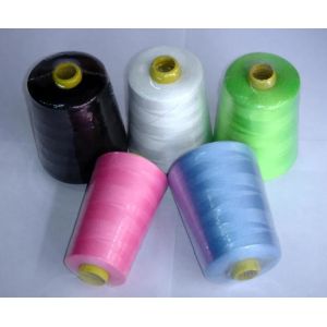 High Color Fastness Spun Polyester Sewing Thread Dyed 50/3 High Tenacity