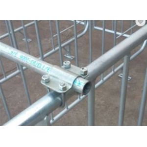 Hot Dip Galvanizing Hog Gestation Crates Customized Pif Farm Stall With