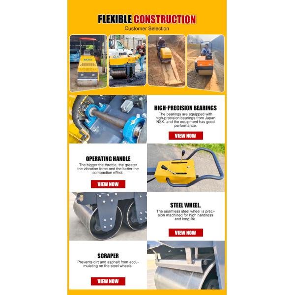 Free Shipping Road Machinery Walk Behind Road Roller 500kg Honda Engine Hand Mini Road Roller Compactor