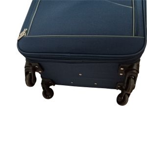 Reinforced Handle Purple 600D Polyester EVA Trolley Luggage