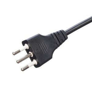 C5 Clover Connector Black Italia Standard Extension Cord Leads H05VV-F 3x0.75MM²