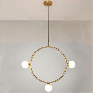 Post-modern Iron Glass Geometry Chandelier Living Room Rhombus Triangle