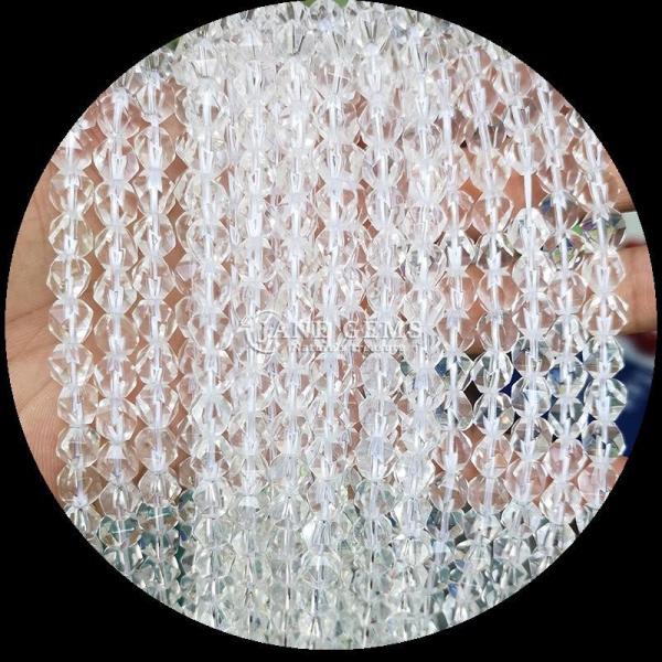 Buy Dazzling Diamond Cut Multi Colored Gemstone Beads Clear Quartz Carnelian Loose Strands for Exquisite Jewelry Crafting at wholesale prices