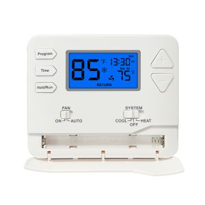 Riseem Cooling Electronic Room Thermostat with Display Size 2.08 Sq.in. 1344mm2 and 2H/2C Stages H/C -Conventional