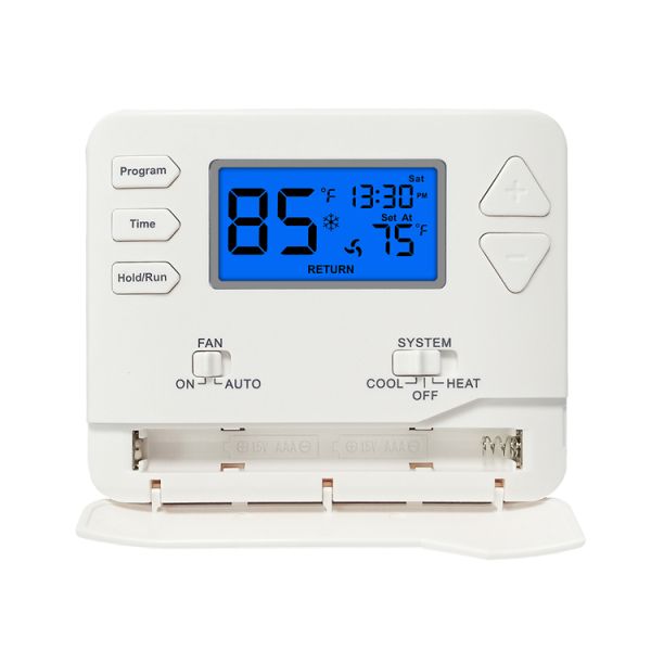 Buy Riseem Cooling Electronic Room Thermostat with Display Size 2.08 Sq.in. 1344mm2 and 2H/2C Stages H/C -Conventional at wholesale prices