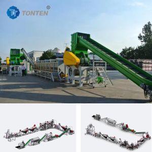 Waste Plastic Recycle Crusher Line PET Bottle Recycling Plant