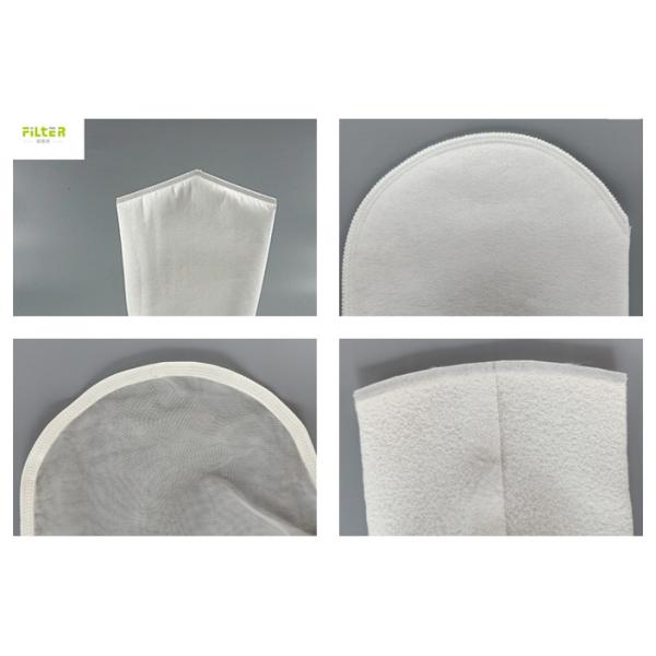 Hot Melt PP Liquid Filter Bag 5 Micron With Plastic Ring