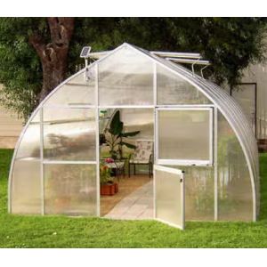3*6*2m Aluminum Polycarbonate Sheet Greenhouse Single Span