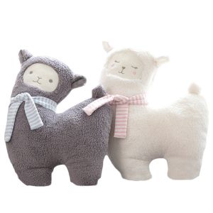 Skin Friendly 30cm Polypropylene Cotton Filling Alpaca Plush Toy