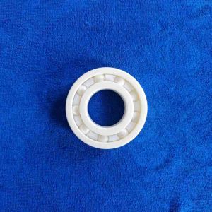 6207CE ZrO2 Ceramic Ball Bearing PEEK Cage 35x72x17mm