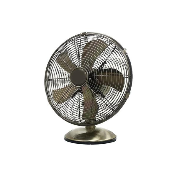 Buy 12" Electric Retro Table Fan Vintage 3 Speed Oscillating Oil Rubbed Bronze at wholesale prices