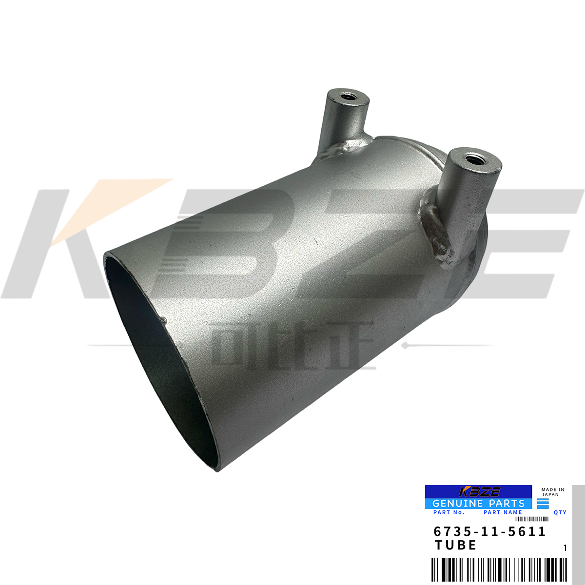 KBZE 6735-11-5611 6735115611 KOMATSU S6D102E S6D107E ENGINE EXHAUST MUFFLER TUBE