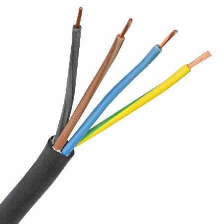 VDE Certificated H05rnf 3x1 5 Soild Copper Rubber Cable 100m Rolls Flexible Electric Wire for Industrial Installations