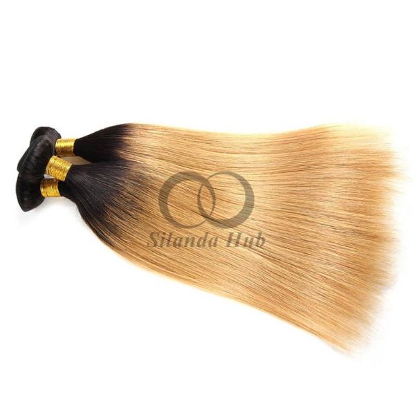 #T1B/27 Straight Remy Human Hair Bundles Sew In Weave Bundles Brazilian Bundle Deals