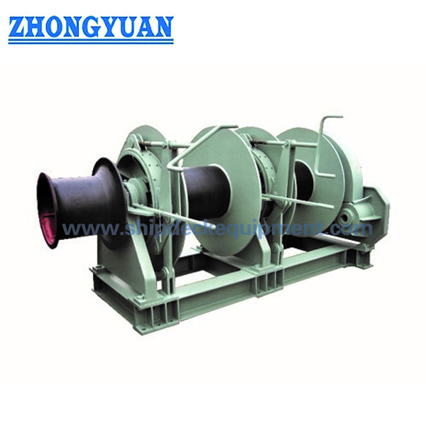 Buy Electric Hydraulic Mooring Winch Double Drum Single Warping End at wholesale prices