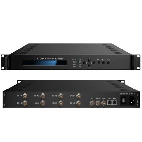 SDI hd Encoder Modulator DVB-C RF Output MPEG-2/H.264 Vidoe Encoding