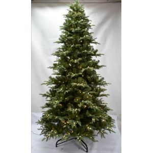 9FT Polyethylene Christmas Tree With White Downy Shawl