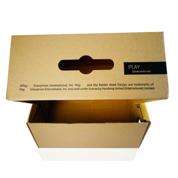 Corrugated Custom Packing For Carton Brown Printing Logo With Cardboard Mailer Boxes