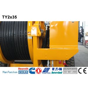 2x40kN Hydraulic Wire Tensioner Cummins Hydraulic Cable Tensioner