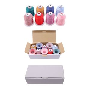 100% Polyester Mercerized Weaving Thread For Leather 210D/3