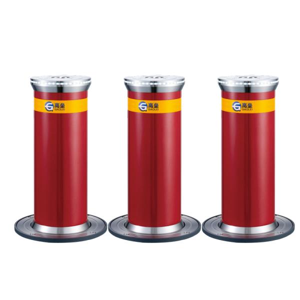 Buy LED Bead Steel Safety Bollards H 800mm Starting Current 3A Anti Terrorism at wholesale prices