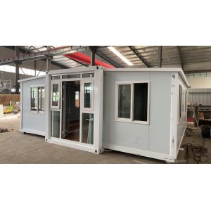 Galvanized Steel Square Tubes Expandable Shipping Container House Featuring 50mm