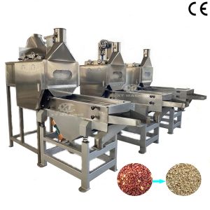 800-1000kg Split Nut Blanching Machine Roasted Peanut Peeling Machine