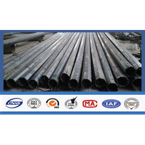 China Octagonal 30FT High Utility Power Steel Pole For Distribution Line on sale