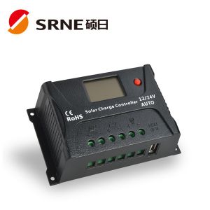 China LCD Display Auto Solar Charge Controller 12V 24V For Home Using Controller on sale
