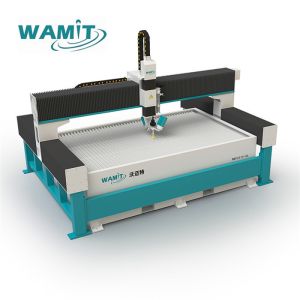 200mm Alumimum Carbon Steel CNC Water Jet Cutter With Five Axis