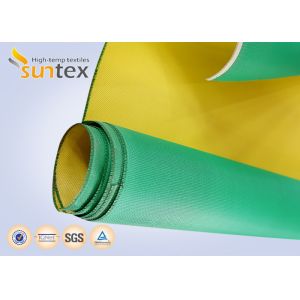 Fiberglass Fire Curtain PU Coated Fiberglass Fabric For Air Distribution System