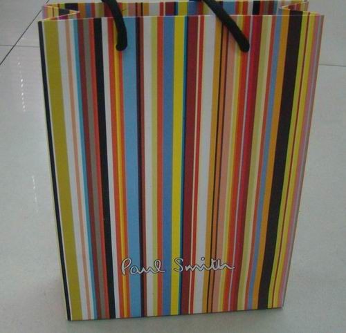 High Quality Fancy Custom Printed Luxury Gift Paper for Shopping with cotton handle