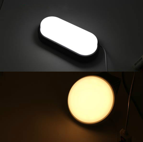 3000K LED Bulkhead Light Exterior / IP54 LED Porch Light 120° Beam Angle