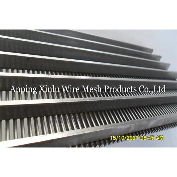 Acid Washing Wedge Wire Screen Panel with 2.5x4mm Profile and 27mm Support Rod Pitch